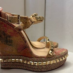 Christian Louboutin Studded Heel Sandal